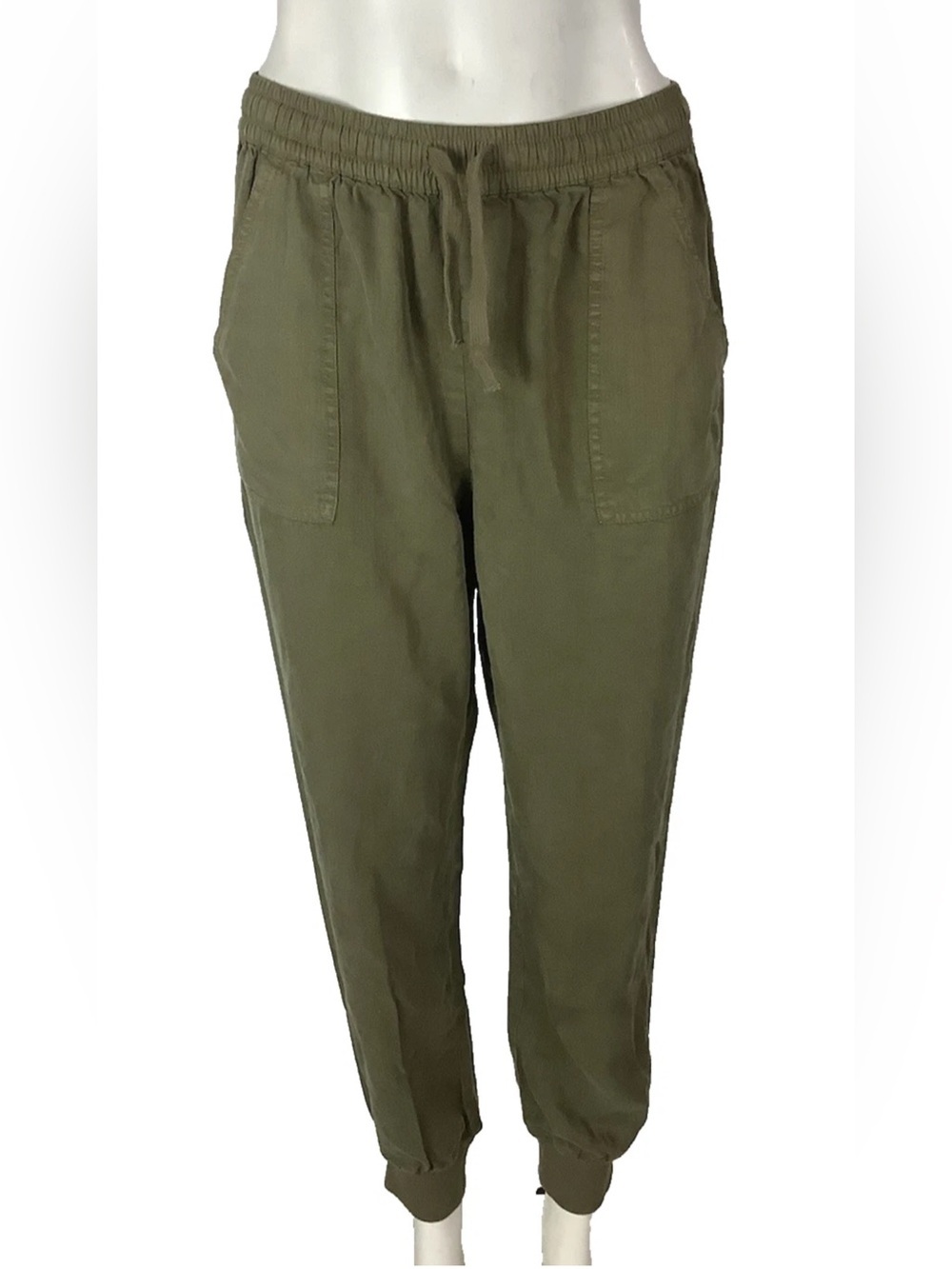Jackson Rowe Womens Sz M 100% Lyocell Chambray Soft Feel Casual Travel Pants